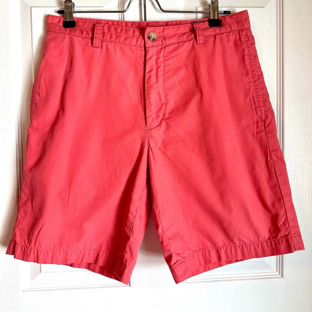 Vineyard Vines Men’s Cotton Salmon Peach Shorts sz 30